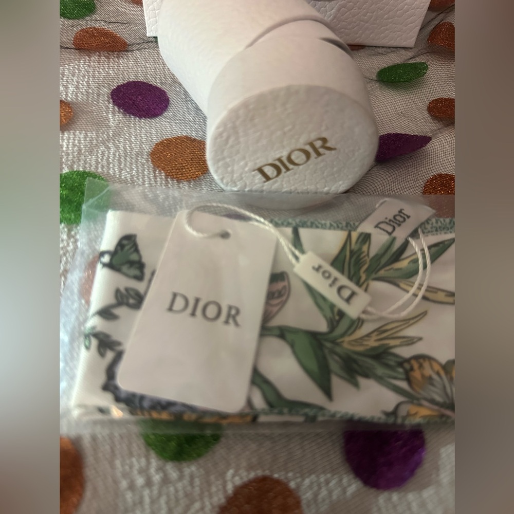 Dior Green Butterfly Twilly Scarf Gift Set GWP - Picture 2 of 10